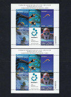 ESPAÑA. Año 2003. X Campeonato Del Mundo De Natación - Barcelona 03. Dos Hojas Bloque. - Blocs & Feuillets