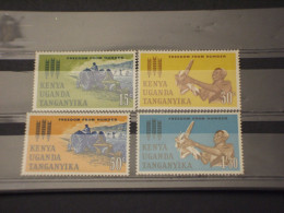 KENYA UGANDA TANGANYIKA - 1963 FAME SPIGHE 4 VALORI - NUOVI(++) - Kenya, Ouganda & Tanganyika