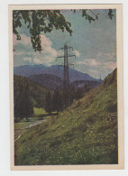 Romania Rumanien Roumanie Unused Postal Stationery Valea Prahovei Electricity Poles Strommasten Poteaux électriques - Enteros Postales