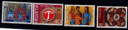 SWITZERLAND 1981 ANNUAL EVENTS  MI No 1206-9 MNH VF!! - Ungebraucht