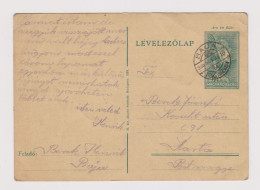 Hungary Ungarn 1938 Postal Stationery Card PSC 10F, Entier, Ganzsache, With BAJA Clear Postmark (622) - Interi Postali