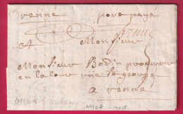 MARQUE FRANC PORT PAYE DE GUINGAMP COTES DU NORD LENAIN N°10A INDICE 18 POUR RENNES ILLE ET VILAINE - 1701-1800: Vorläufer XVIII