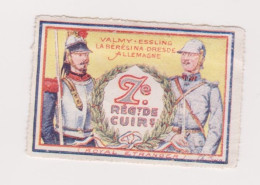 Vignette Militaire Delandre - 7ème Régiment De Cuirassiers - Militario