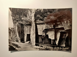 SICILIA SIRACUSA GROTTA DEI CORDARI  Formato Grande Non Viaggiata Anni '50/60 Vera Fotografia Condizioni Buone - Siracusa