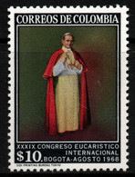 03I- KOLUMBIEN – 1968- MI#:1129- MNH- POPE PAULUS VI - RELIGIOUS - Colombia