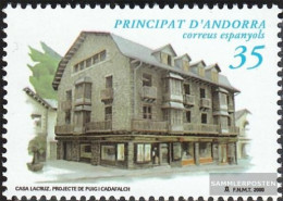 Andorra - Spanish Post 273 (complete Issue) Unmounted Mint / Never Hinged 2000 Architecture - Unused Stamps