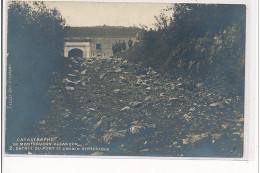 Catastrophe De MONTFAUCON - BESANCON - Entrée Du Fort Et Chemin Stratégique - Très Bon état - Besancon