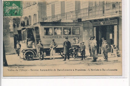 Vallée De L'Ubaye - Service Automobile De Barcelonnette à Prunières - Arrivée à BARCELONNETTE - AUTOBUS - Très Bon état - Barcelonnette