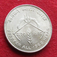 Nepal 10 Rupees 1968 FAO F.a.o. UNC ºº - Népal