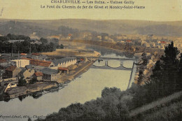 CHARLEVILLE : Les Bains Usines Gailly Le Pont Du Chemin De Fer - Etat - Charleville