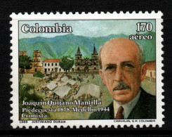 03- KOLUMBIEN - 1989 - MI#:1777 - MNH- JOAQUIN QUIJANO MANTILLA - Kolumbien