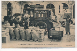 BORDEAUX : Chocolat-louit, Chargement D'une Des Voitures Des Livraisons - Tres Bon Etat - Bordeaux