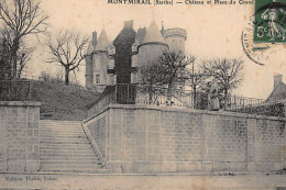 MONTMIRAIL : Chateau Et Place Du Grand - Tres Bon Etat - Montmirail