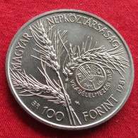 Hungary 100 Forint 1981 Fao F.a.o.. UNC ºº - Hongrie