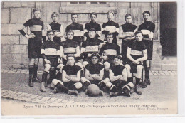 BESANCON : Le Lycée - Deuxième équipe De Football Rugby En 1907-08 - Très Bon état - Besancon