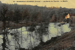 BOSMOREAU LES MINES : Les Bords Du Thorion - Le Moulin (toillée) - Très Bon état - Autres & Non Classés