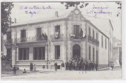 AGDE : Carte Photo De L'hotel Des Postes Inauguré En 1909 - Bon état (traces Au Dos) - Agde