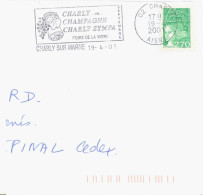 FRANCE. POSTMARK. CHARLY SUR MARNE. 2001 - 1961-....