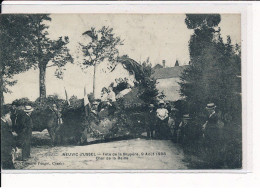 NEUVIC D'USSEL : Fête De La Bruyère, 9 Août 1908, Char De La Reine - Très Bon état - Ussel