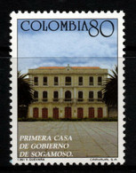 27- KOLUMBIEN - 1991 - MI#:1848 - MNH- SOGAMOSO GOVERNMENT HOUSE - ARCHITECTURE - Colombia