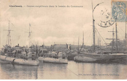 CHERBOURG - Contre Torpilleurs Dans Le Bassin Du Commerce - Très Bon état - Cherbourg