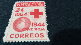 CUBA- 1940-50   2  C.     DAMGASIZ - Gebraucht