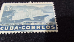 CUBA- 1940-50   3  C.     DAMGASIZ - Gebraucht