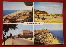 CPM - Leucate Plage -(Aude) - Le Phare, La Plage, L'Hôtel Amade - Leucate