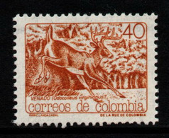 10- KOLUMBIEN - 1989 - MI#:1745 - MNH- DEER (ODOCOILEUS VIRGINIANUS) - Kolumbien