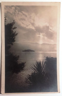 PIEMONTE VERBANO ISOLA MADRE LAGO MAGGIORE TRAMONTO  Formato Piccolo Viaggiata Nel 1927 Affrancatura Svizzera Condizioni - Verbania