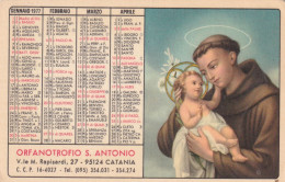 Calendarietto - Orfanotrofio S.antonio - Catania - Anno 1977 - Formato Piccolo : 1971-80