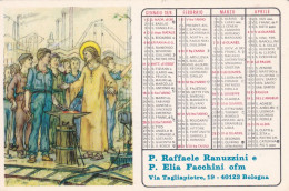 Calendarietto - P.raffaele Ranuzzini E P.elia Facchini Ofm - Bologna - Anno 1976 - Formato Piccolo : 1971-80