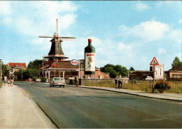 ! Ansichtskarte Aus Norden, Mühlenbrücke, Windmühle, Windmill, Esso Tankstelle, Doornkaat - Windmills