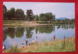 CPM -  Issoire -(Puy-de-Dôme) - Le Plan D'eau ( Pêche, Pêcheurs ) - Issoire