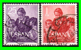 ESPAÑA SELLOS AÑO 1960  - Lll CENTENARIO DE LA MUERTE DE SAN VICENTE DE PAÚL  - SERIE - Used Stamps