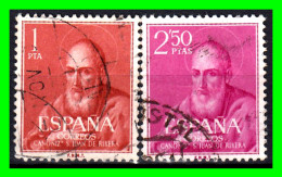 ESPAÑA SELLOS AÑO 1960  - Lll CENTENARIO DE LA MUERTE DE SAN VICENTE DE PAÚL  - SERIE - Usados