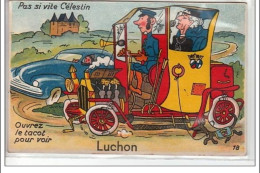 LUCHON - Automobile - Systeme Dépliant - Très Bon état - Luchon