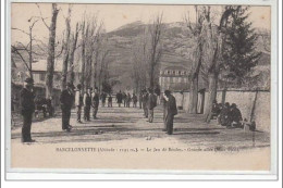 BARCELONNETTE : (alt. 1135 M.) - Le Jeu De Boules - Grande Allée (mars 1906) - Très Bon état - Barcelonnette