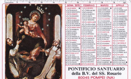 Calendarietto - Pontificio Santuario Della B.v. Del Ss.rosario - Pompei - Napoli - Anno 1976 - Kleinformat : 1971-80