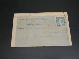 Argentina Mint Double Letter Card Stains *9564 - Other & Unclassified