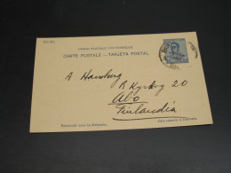 Argentina 1920s Postal Card To Finland *9580 - Other & Unclassified