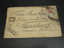 Argentina 1891 Wrapper To Germany Stains *9542 - Other & Unclassified