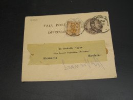 Argentina 1911 Wrapper To Germany *9536 - Other & Unclassified