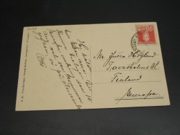 Argentina 1929 Post Card To Finland *9438 - Autres & Non Classés