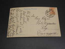 Argentina 1921 Post Card To Denmark *9423 - Sonstige & Ohne Zuordnung
