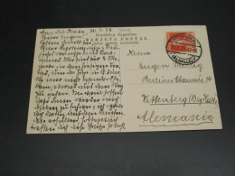 Argentina 1932 Post Card To Germany Fold *9418 - Autres & Non Classés