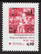 Bosnia Serbia 2001 Red Cross Rotes Kreuz Croix Rouge, Tax Charity Surcharge MNH - Bosnië En Herzegovina