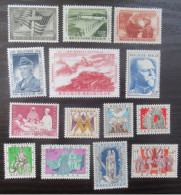 Jaar 1957: 1032/45 - Postfris ** - Côte: 44,5 Euro - Unused Stamps