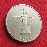 United Arab Emirates 1 Dirham 1998 KM# 6.2 Lt 1500 *V1T UAE Emirados Emiratos Árabes - Emirats Arabes Unis