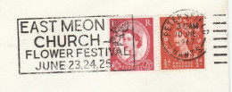 EAST MEON CHURCH Fkiwer FESTIVAL  Cover 1967 Petersfield SLOGAN Gb Stamps Religion - Storia Postale